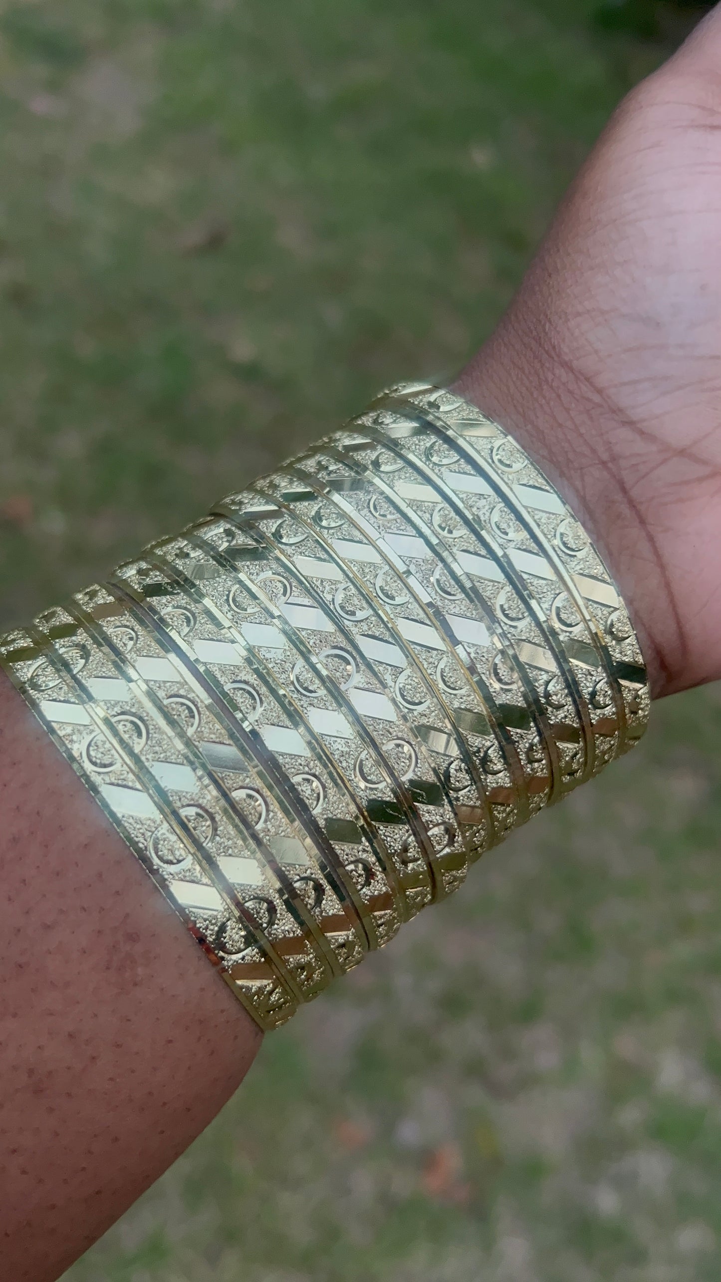 24K Adult Bangles